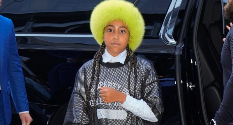 Social Media Shares Mixed Reactions As North West Shows Off Multiple Hand Piercings (PHOTO)