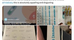 Outraged parents have threatened to boycott popular baby care brand Frida Baby, after a series of resurfaced campaigns featuring sexual language were circulated on social media