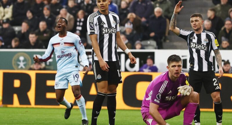 Newcastle stunned by Brentford late goal in thriller