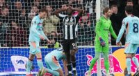 Yoane Wissa struggled against his former side as Newcastle were beaten 3-2 at home