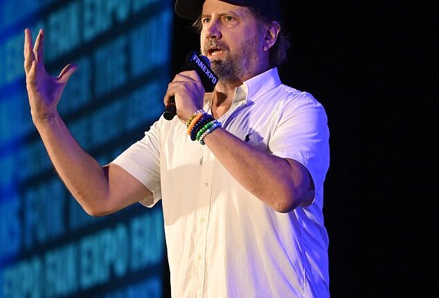 Actor Jamie Kennedy (pictured), 55, blasted stars who attack ICE operations and demanded they 'get on the front line' instead of preaching from red carpets guarded by security