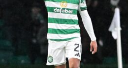 Oxlade-Chamberlain celebrates his crucial goal that saw off Livingston