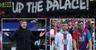Oliver Glasner tells Crystal Palace fans to 'STAY HUMBLE' as they've 'forgotten where they've come from' - as under-fire Eagles boss takes extraordinary swipe at own supporters