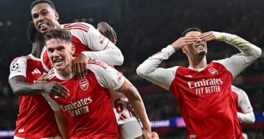 Arsenal remain on-track to break new ground at Europe's top table at the end of the season