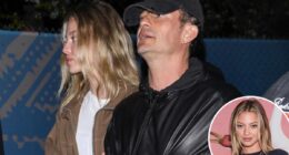 Orlando Bloom leaves Super Bowl 2026 with much-younger Swiss model