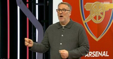 Paul Merson said Arsenal's draw with Wolves could 'come back to bite them' in the title race