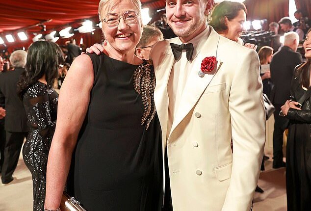 Dearbhla with her son Paul Mescal at the 2023 Academy Awards