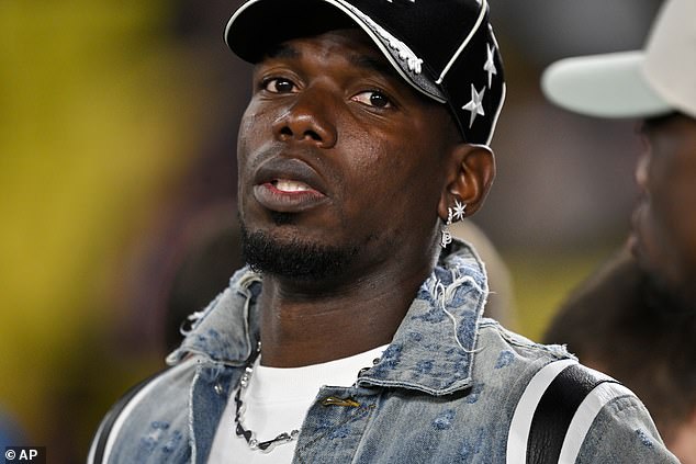 Paul Pogba has been omitted from Monaco's Champions League squad for the second half of the season