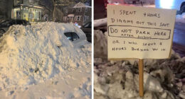 People Are In War Over Parking Spots This Winter And These 26 Posts Prove How Unhinged It Gets