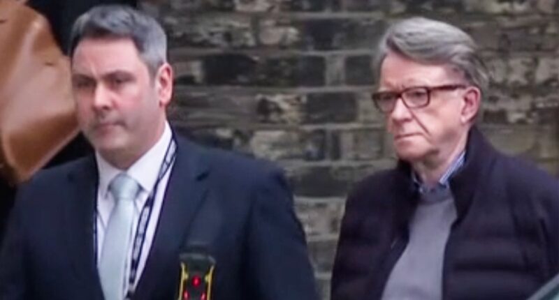Peter Mandelson arrested on suspicion of misconduct in public office