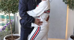 Pink has broken her silence on claims she has split from husband of 20 years, Caeey Hart (seen in 2024)