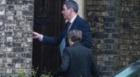 Today, detectives were seen entering Mr Mandelson's home in Camden, north London, while further searches were carried out at his other property in Wiltshire