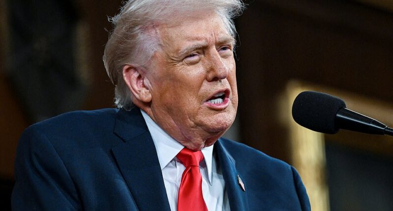 President Donald Trump's first State of the Union address of his second term was packed full of theatrics and punchy policy announcements as he made his case to the American people that the US is on the right path under his leadership. During the nearly two-hour-long spectacle, Trump touted his administration's achievements on immigration, foreign policy - including the bombing of Iran and capture of Venezuela's Nicolas Maduro - and on lowering prices of everyday goods. He painted a patriotic picture as America's 250th birthday approaches and delighted lawmakers by including the men's hockey Team USA Winter Olympics champions, prompting wild 'USA' chants. Trump also urged Americans to 'totally reject political violence of any kind,' five months after the brutal murder of conservative Charlie Kirk as his widow Erika looked on. The President came out of the gates declaring that America is in its 'golden age' and a new era of prosperity is now.