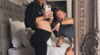 Jess Impiazzi showed off her bump in a new Instagram post on Thursday as she prepares to welcome her 'miracle' baby with her partner Sam Bird, after years of having undergone IVF