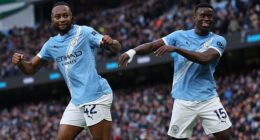Manchester City beat rivals for the signatures of Antoine Semenyo (left) and Marc Guehi
