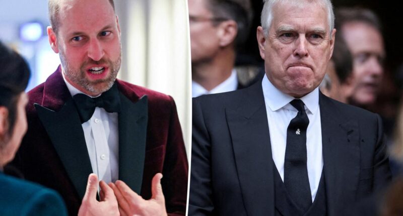 Prince Williams says he's 'not in a calm state' as he arrives at BAFTA Awards after ex-Prince Andrew's arrest