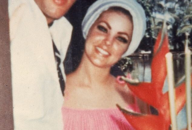 Priscilla Presley shared that she and her late husband Elvis Presley would screen films 'every night' at his Tennessee estate Graceland early in their relationship; pictured in the 1960s