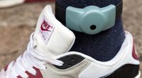 An electronic tag on an offender's ankle - MPs have criticised the performance of the probation service