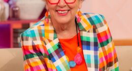 Prue Leith has said she finds it 'quite comforting she doesn't have long left and thinks about death a lot' in a new interview on Friday (pictured on Thursday)