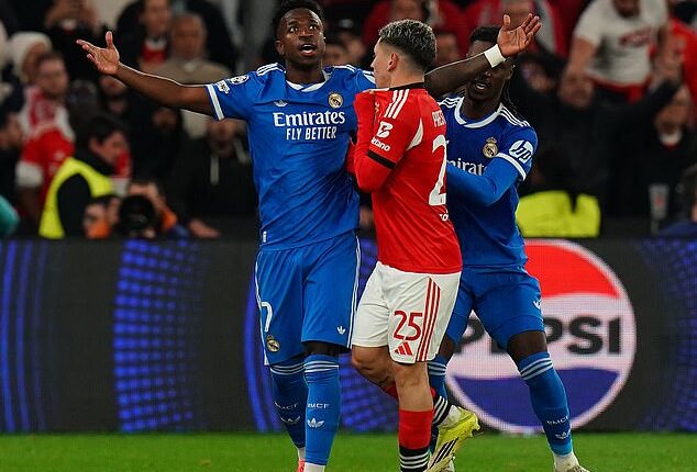 'Racist' Benfica footballer Gianluca Prestianni breaks his silence over the Vinicius Jr row after 'claiming his abuse was HOMOPHOBIC - not racial'