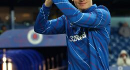 Striker Ryan Naderi completed his move to Rangers from Hansa Rostock on deadline day