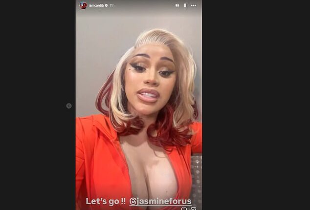 Rapper Cardi B on Thursday endorsed Representative Jasmine Crockett's Texas Senate campaign, characterizing her as a fighter