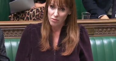 Angela Rayner (pictured in the Commons on Wednesday) has told friends she is 'ready' to launch a leadership campaign against Keir Starmer