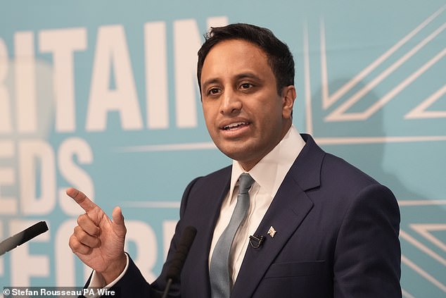Zia Yusuf, pictured on Monday, said he would 'personally support' a ban on face coverings in public