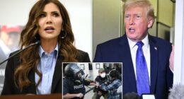 Kristi Noem has developed a secret plan to quit the Trump administration for a return to the Senate as voters begin turning on the president's mass deportation agenda. Noem's plot reportedly began to take shape following the fatal shooting of a 37-year-old ICU nurse Alex Pretti by an immigration agent in Minneapolis. Noem and top White House officials labeled Pretti a 'domestic terrorist' moments after his death began to circulate online. However, Noem's accusations against Pretti took a nosedive after footage showed agents disarming him before he was shot. The FBI has an active investigation into whether agents violated his civil rights.