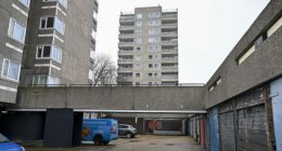 Residents of a brutalist estate which is due to be knocked down are suing a council to stay
