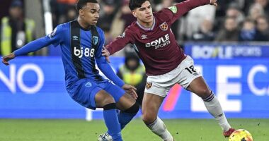 Bournemouth opted to fly to London to face West Ham - a journey that takes just 20 minutes - rather than use public transport