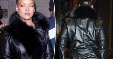 Rihanna suffers wardrobe malfunction, accidentally flashes backside at A$AP Rocky's fashion show