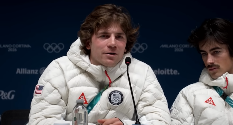 Dumb athletes trashing America at the Olympics.
