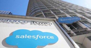 Salesforce’s stock falls as mixed earnings forecast fails to dispel AI gloom