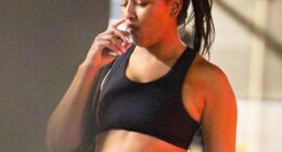 Sasha Obama was spotted puffing on a vape after stepping out of a luxury gym in West Hollywood