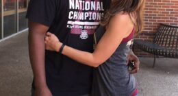 Erika Donalds posted a picture of the couple on Valentine's Day at FSU where she claimed they kissed in the 'fall of 1999,' when the future congressman was married to another woman