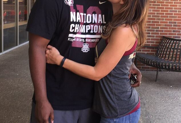 Erika Donalds posted a picture of the couple on Valentine's Day at FSU where she claimed they kissed in the 'fall of 1999,' when the future congressman was married to another woman