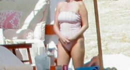 Selena Gomez made a rare appearance in a swimsuit while enjoying an all-girls getaway to the five-star Rosewood luxury resort, Las Ventanas al Paraíso, in San José del Cabo on Saturday