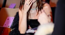 Sentimental Value star Renate Reinsve had to stop her sister from randomly touching Leonardo DiCaprio at the Golden Globes (Seen at the BAFTAs on Sunday)