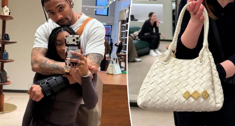 Simone Biles’ husband Jonathan Owens buys her a custom Bottega Veneta bag during 2026 Winter Olympics