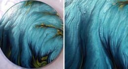 Simplicity: Here’s A Tutorial For My Beautiful Under The Sea Acrylic Pour Painting