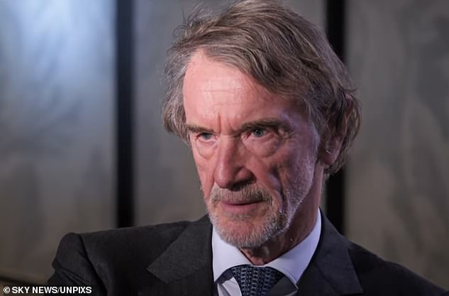 United's co-owner Sir Jim Ratcliffe apologised the day after the interview was broadcast