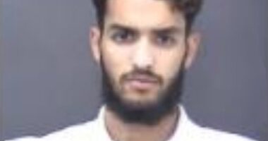 Six French citizens who were lured into people smuggling by adverts on Snapchat offering lucrative payments have been jailed today. Pictured: Mr Rayhan Diamane, 21, who was sentenced to 18 months for bringing illegal immigrants into Britain