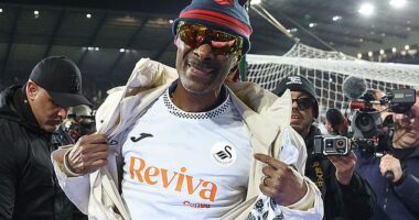 Snoop Dogg brought a party atmosphere to Swansea as the club went mad for the rap icon