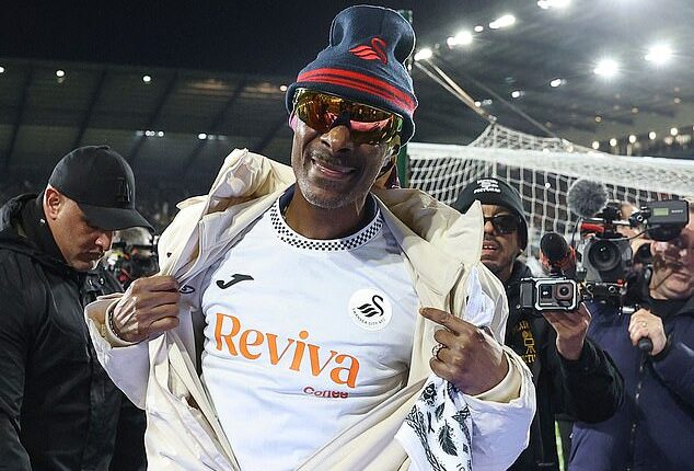 Snoop Dogg brought a party atmosphere to Swansea as the club went mad for the rap icon