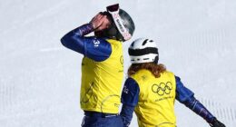 Snowboarders Charlotte Bankes and Huw Nightingale claim historic GOLD for Great Britain at Winter Olympics