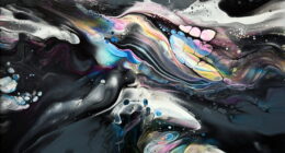 Splash Of Colour: Acrylic Pour Painting With Leftover And Scrape-Off Paint