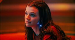 ZoÎ Steiner as Tarima in season 1, episode 8, of Star Trek: Starfleet Academy streaming on Paramount+. Photo Credit: Michael Gibson/Paramount+