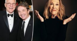 Steve Martin and Martin Short honor Catherine O'Hara onstage