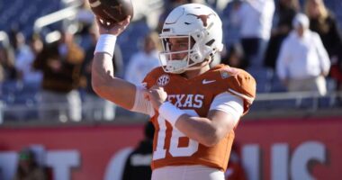 Steve Sarkisian Gives Update on Texas QB Arch Manning